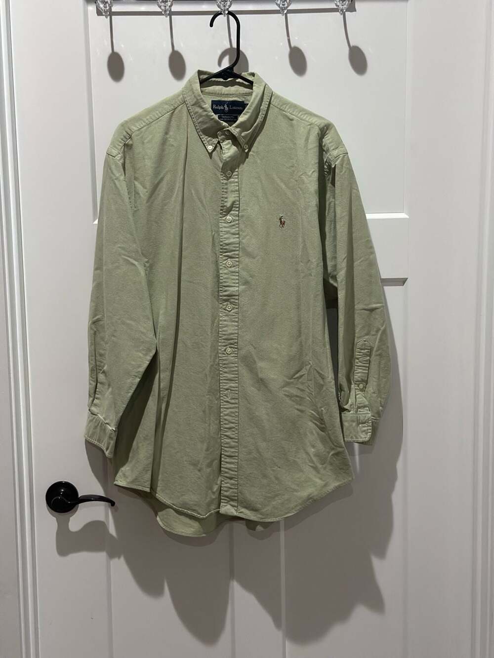 Ralph Lauren Yarmouth 100% Cotton Oxford Shirt Size 16 1/2 32/33